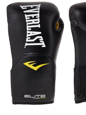 Everlast Black and Yellow Training Boxing Glove